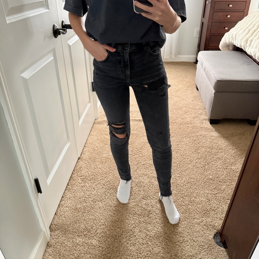 American Eagle Distressed Skinny Jeans